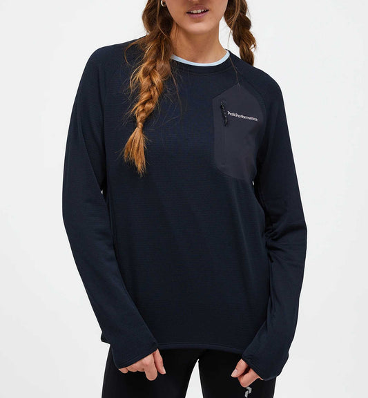W Freelight Polartec Grid Crew