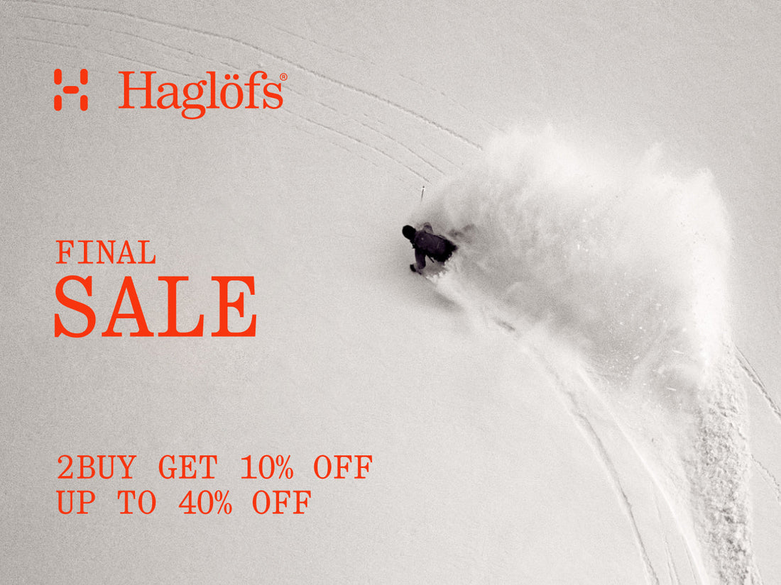 Haglöfs ファイナルセールスタート 2buy for 10%OFF