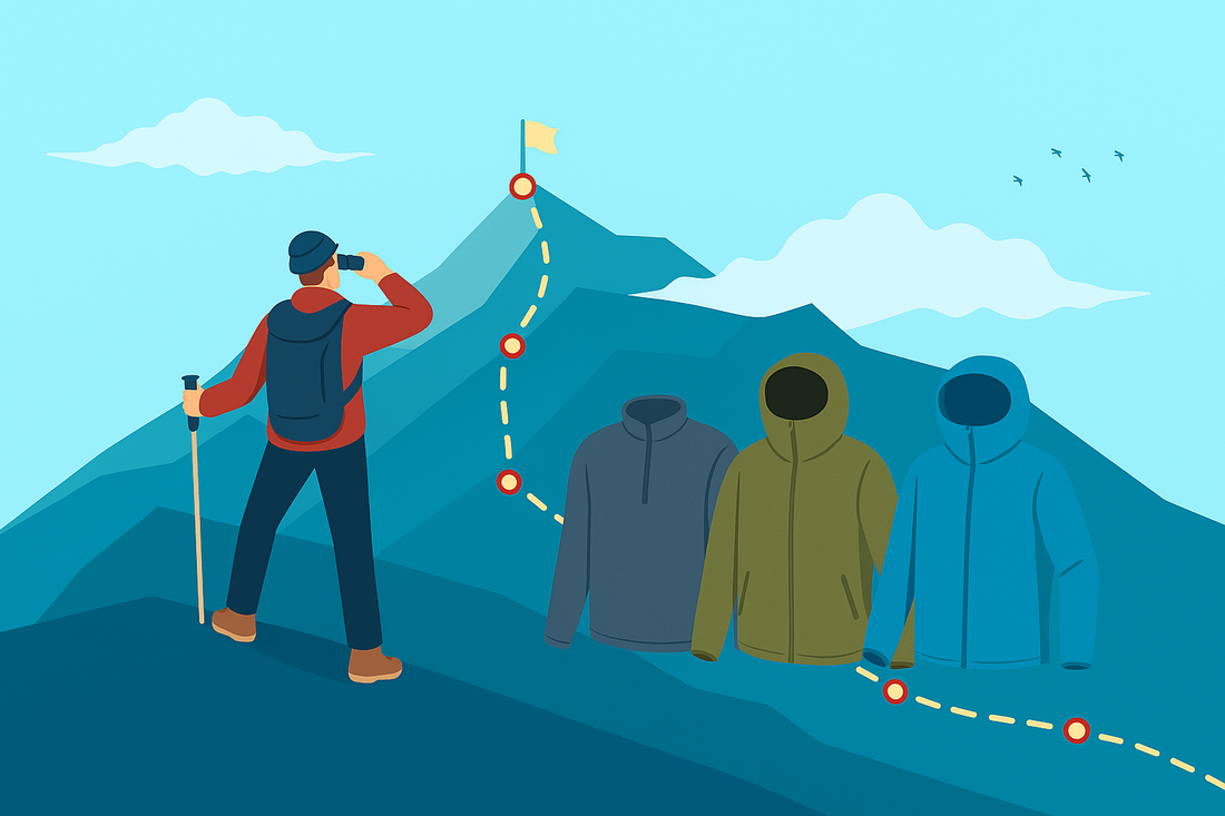 COLUMN：北アルプスを歩くためのレイヤリング実例   by  GRANIX mountain guide 荒川 智