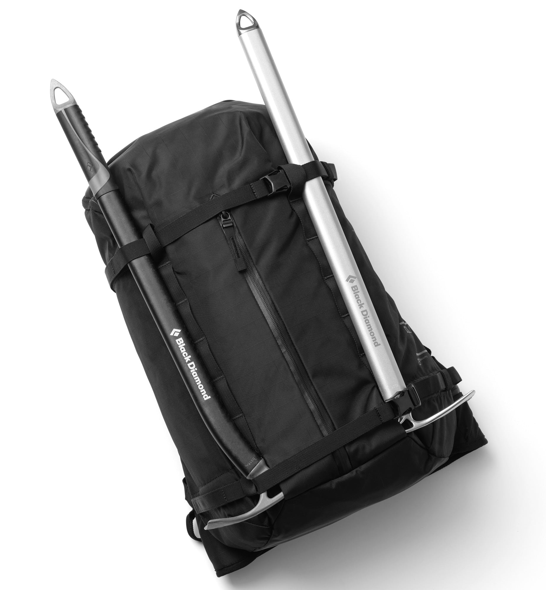 アクティブな男女向けのリュック、Db Backcountry Backpack 25Lのアバランチギア収納画像。