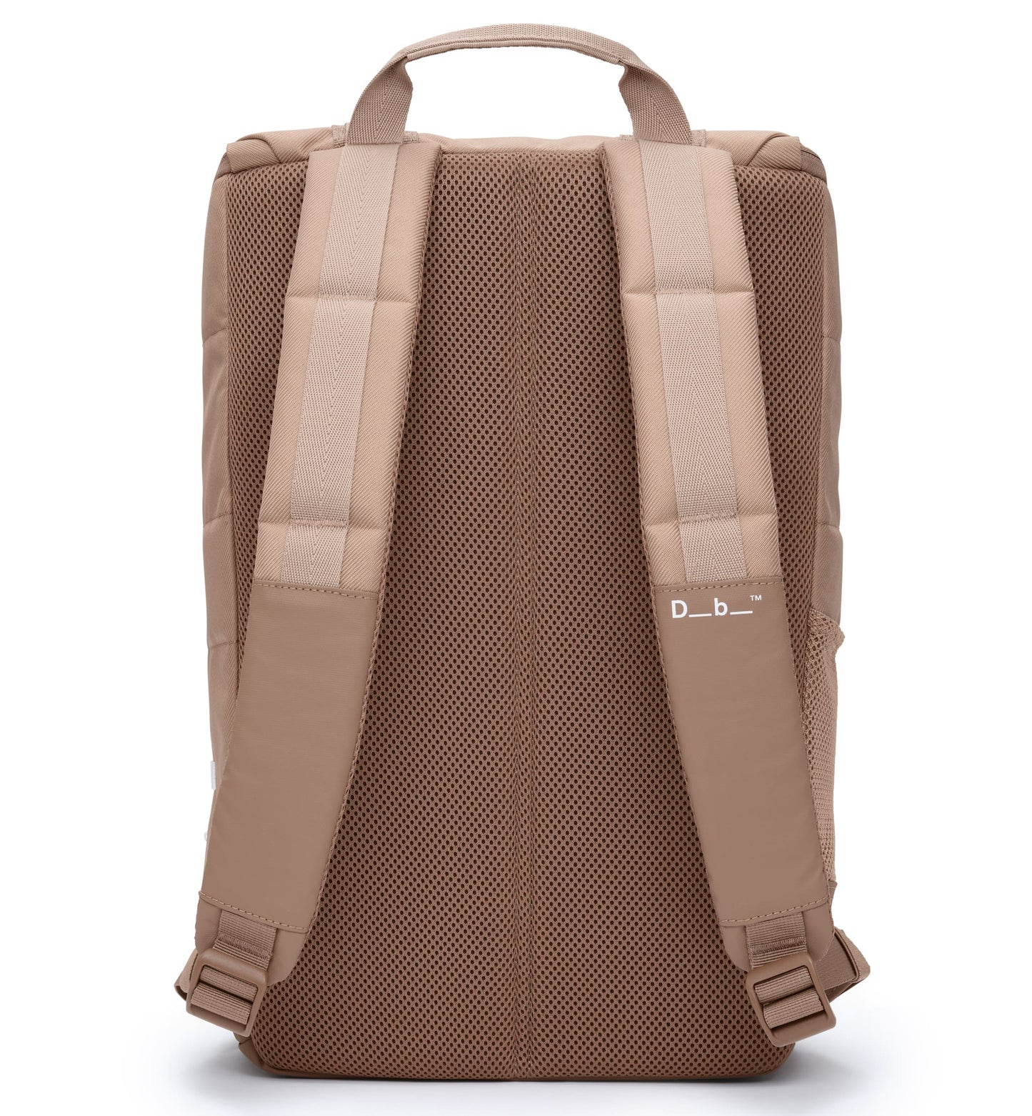 Db Hauler Backpack 25L バックパックの後画像。旅行やスポーツなどアクティブなシーンに最適な、スタイリッシュで多機能なバックパックです。色はAffogato Brownt