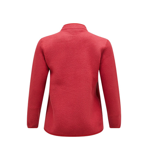 W Fleece Snap Cardigan