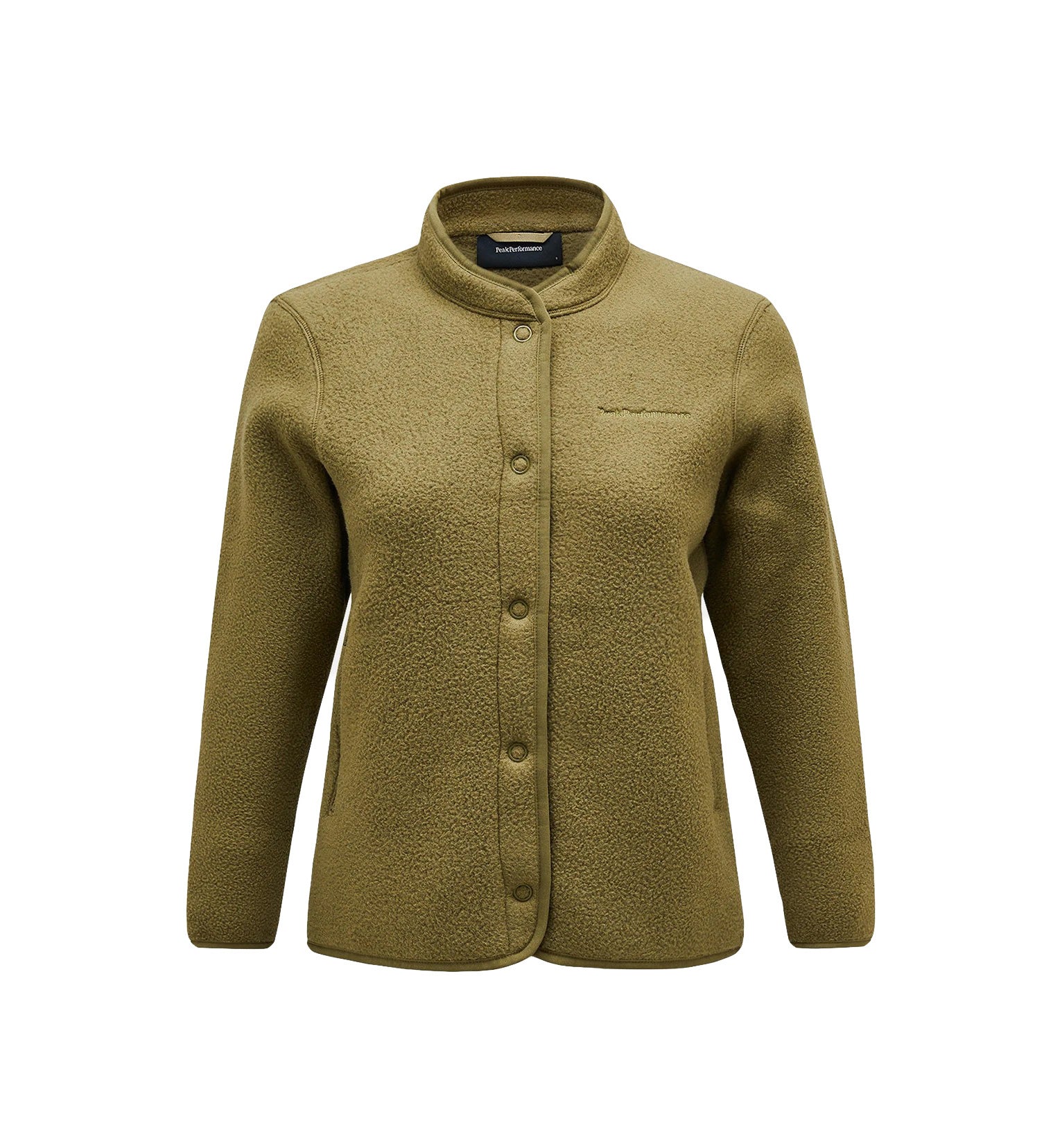 W Fleece Snap Cardigan