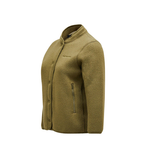 W Fleece Snap Cardigan