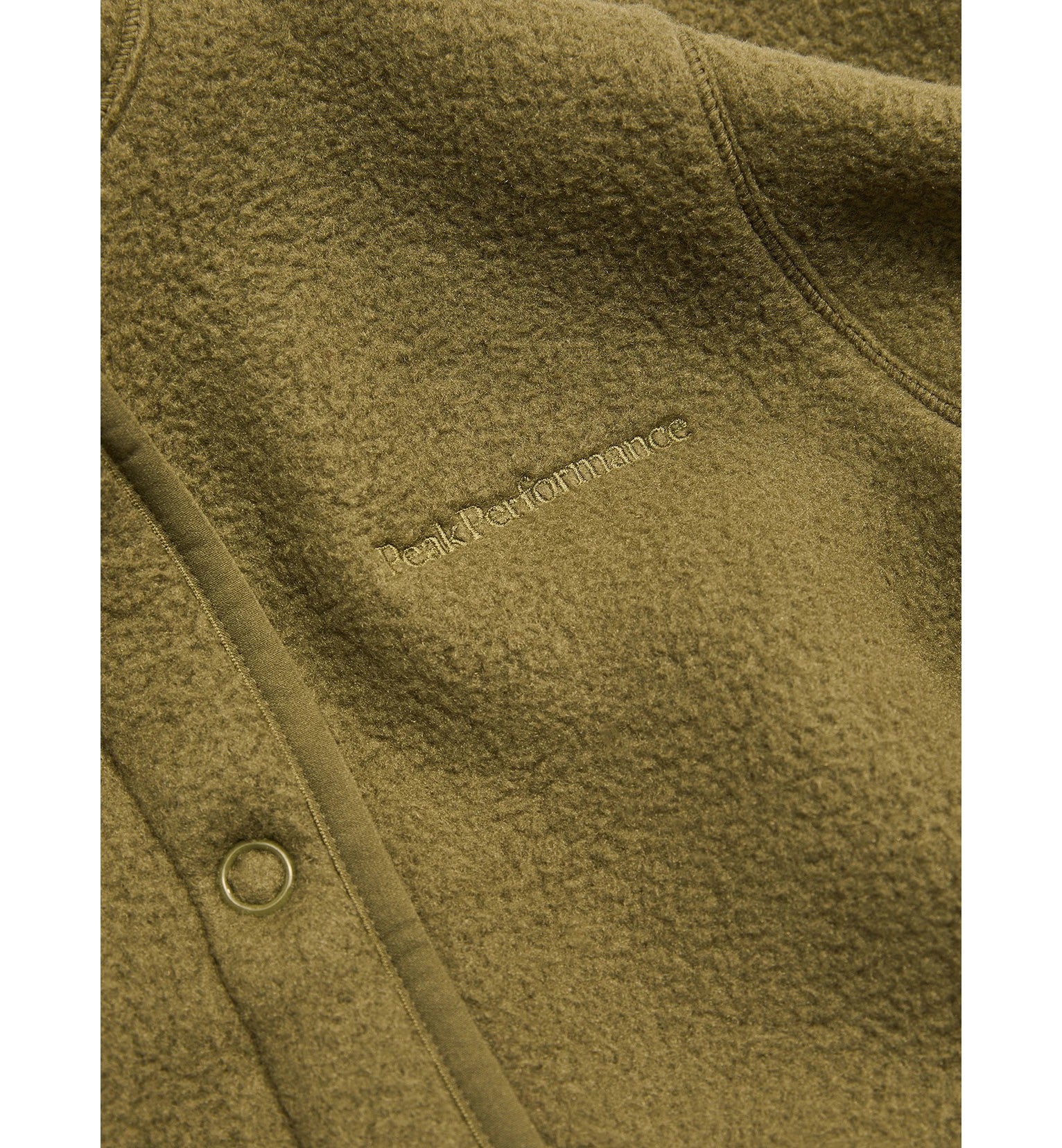 W Fleece Snap Cardigan