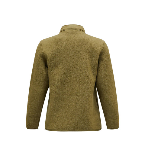 W Fleece Snap Cardigan