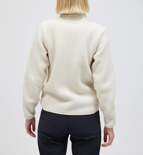 W Fleece Snap Cardigan