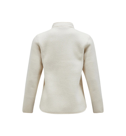 W Fleece Snap Cardigan