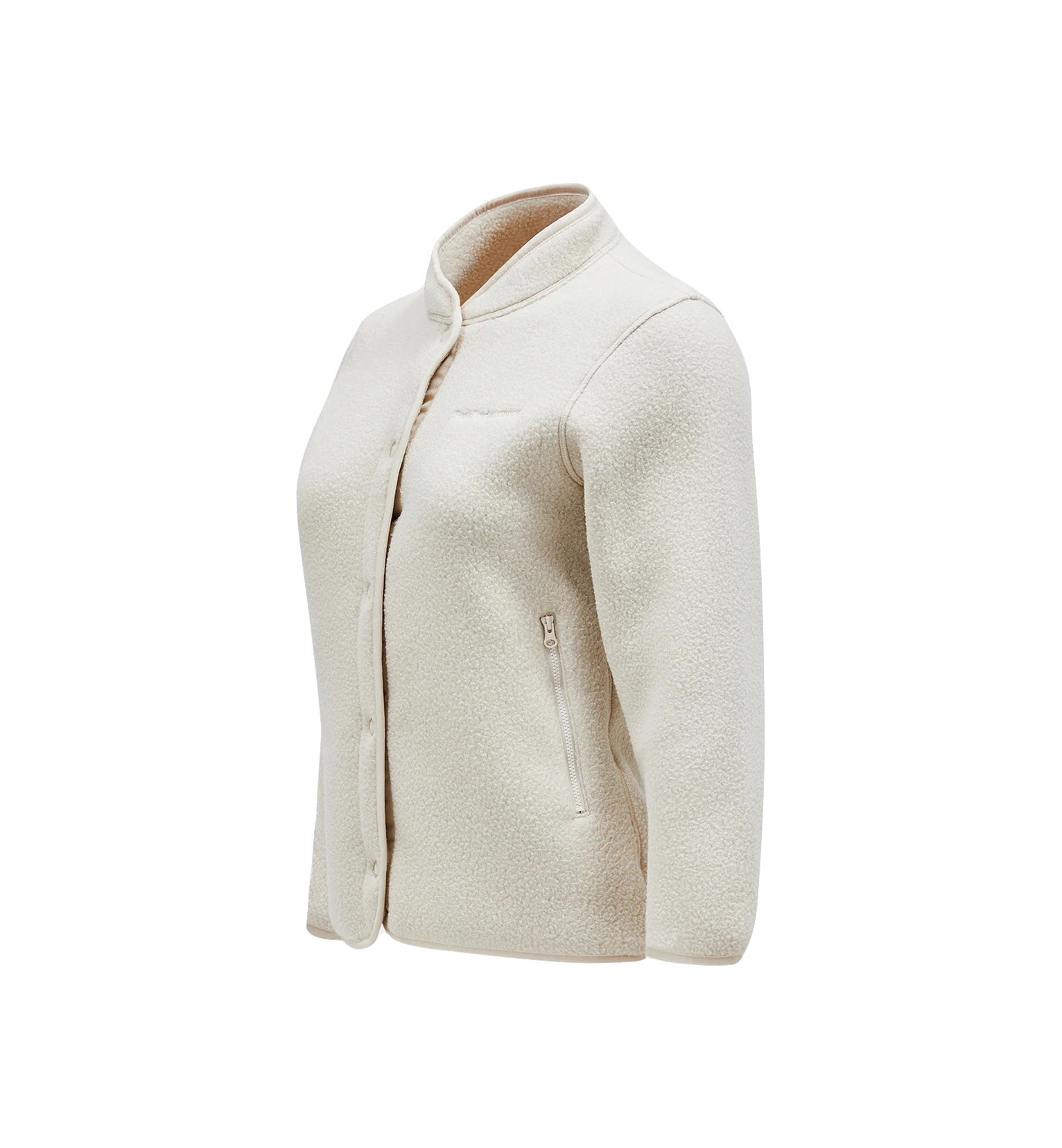 W Fleece Snap Cardigan