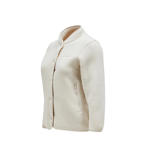 W Fleece Snap Cardigan