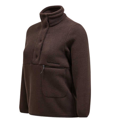 W Fleece Snap T-Neck