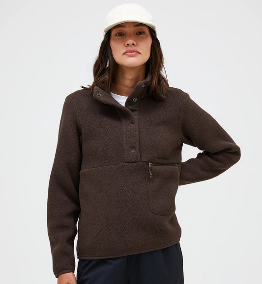 W Fleece Snap T-Neck