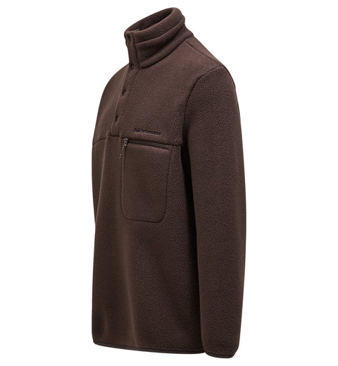 M Fleece Snap T-Neck