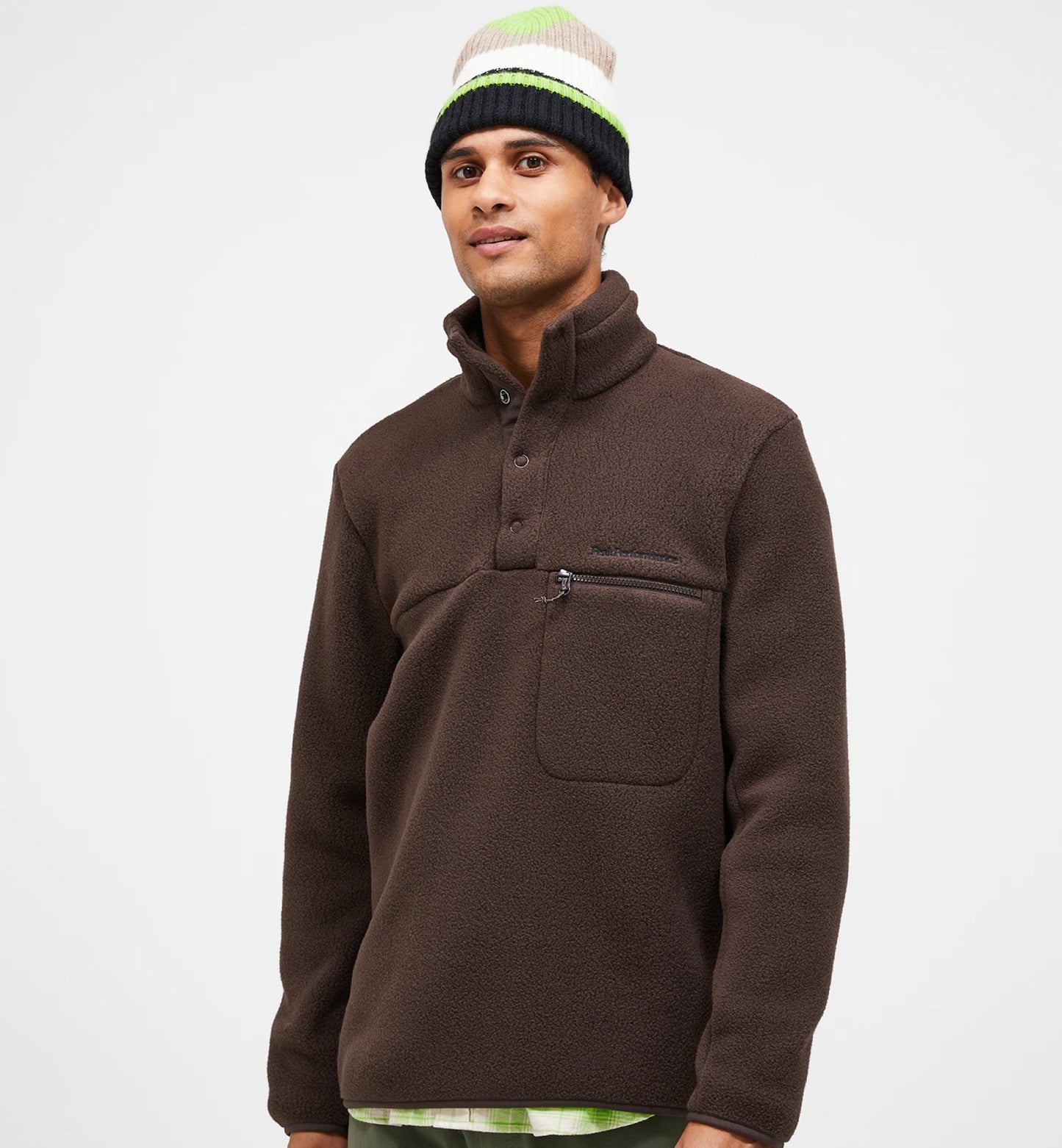 M Fleece Snap T-Neck