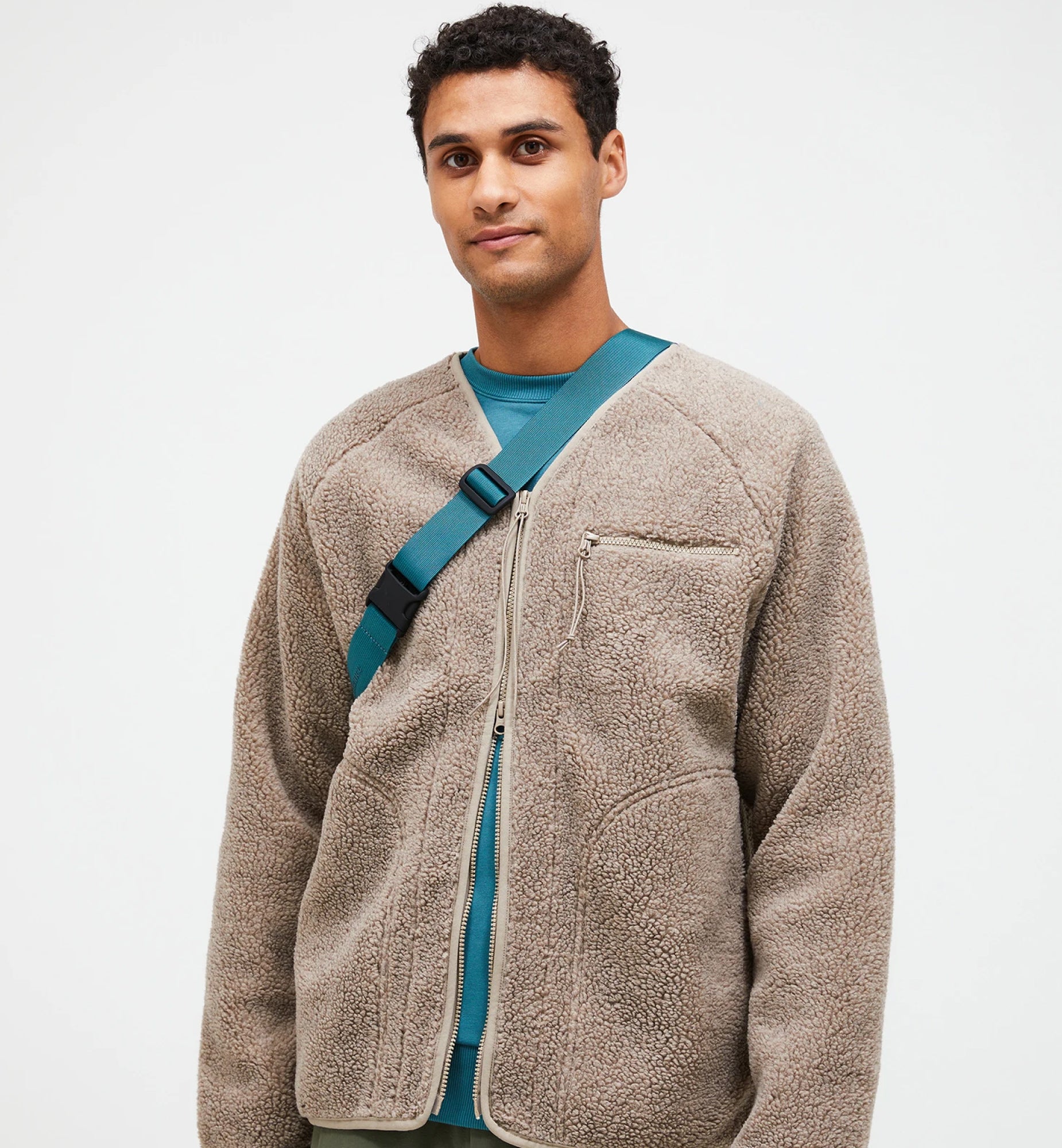 M Heavy Pile Oversized Cardigan