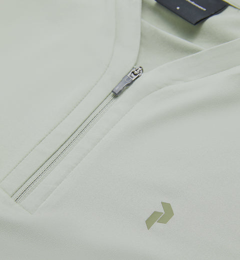 W Turf Zip SS Top