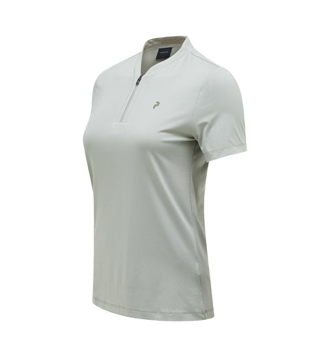 W Turf Zip SS Top