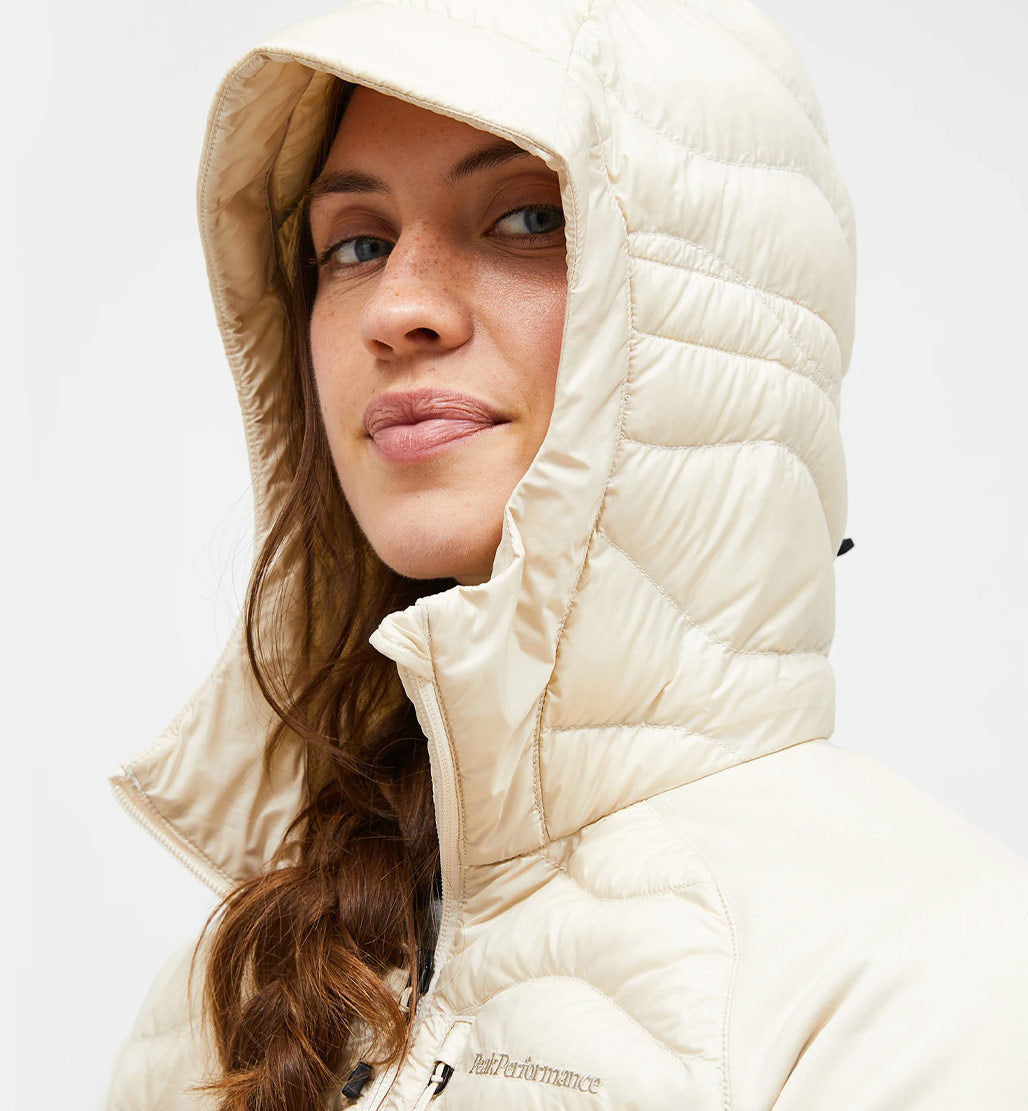 W Helium Down Hybrid Hood