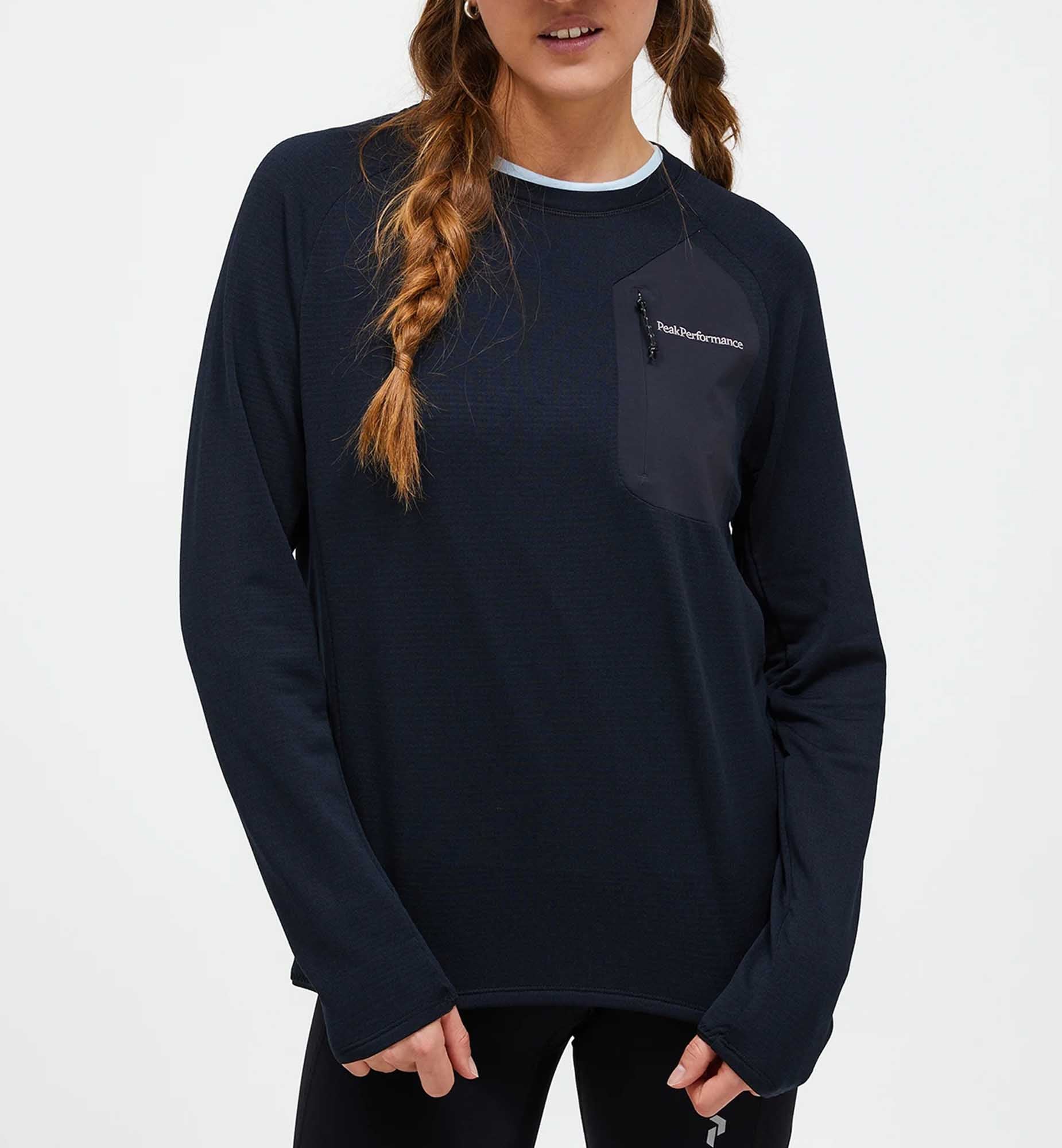 W Freelight Polartec Grid Crew
