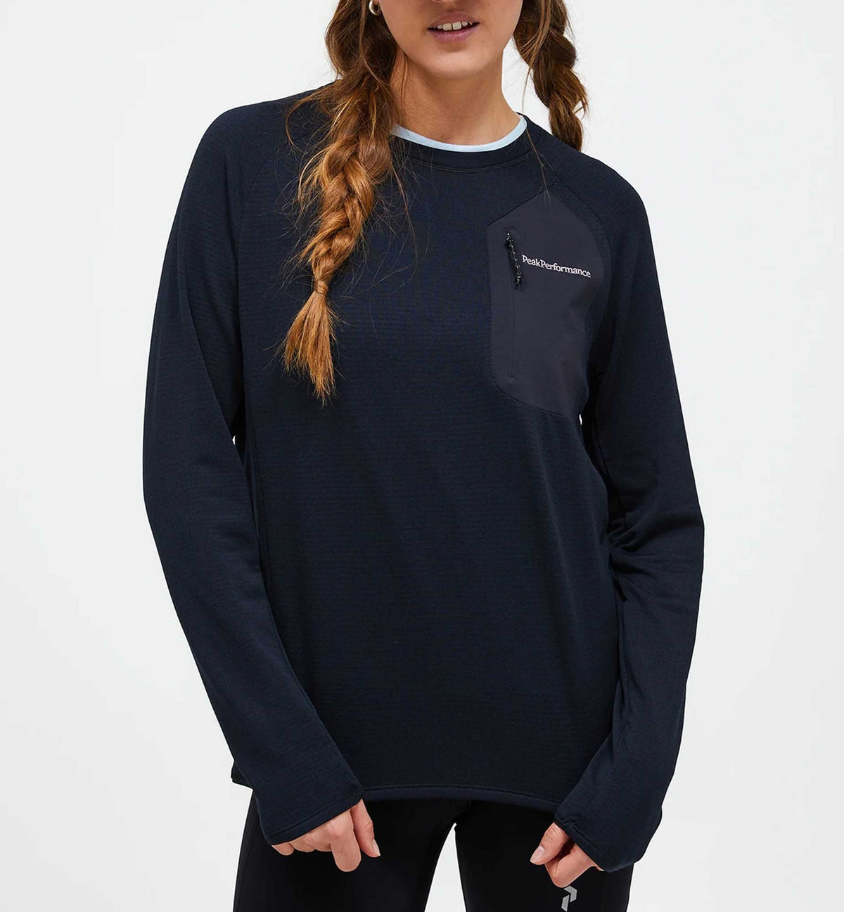 W Freelight Polartec Grid Crew