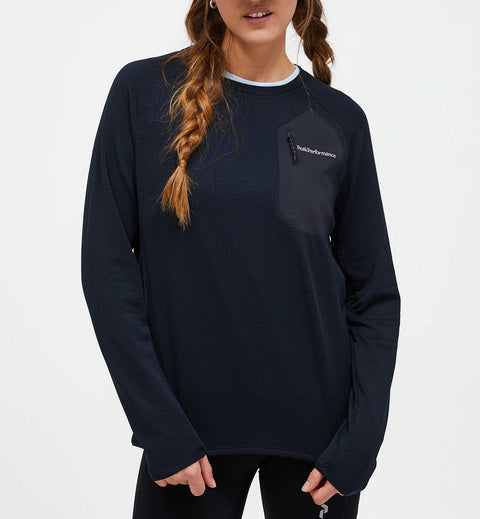 W Freelight Polartec Grid Crew