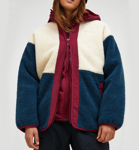 W Heavy Pile Oversized Cardigan