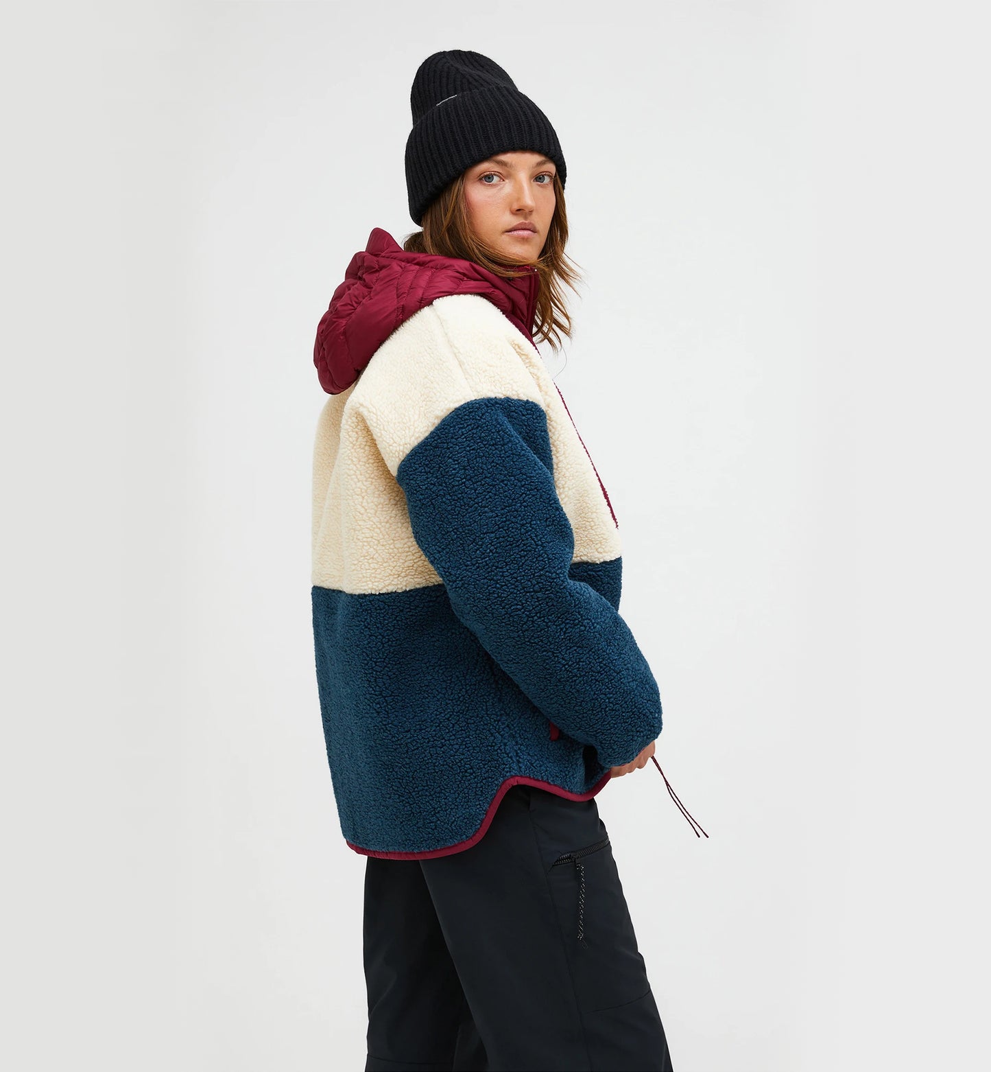 W Heavy Pile Oversized Cardigan