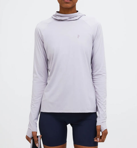 W Repel UPF Hooded LS Tee