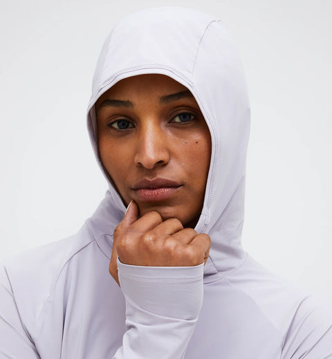 W Repel UPF Hooded LS Tee