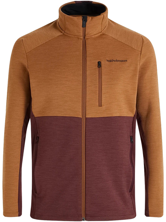 Vertical Mid Zip Jacket